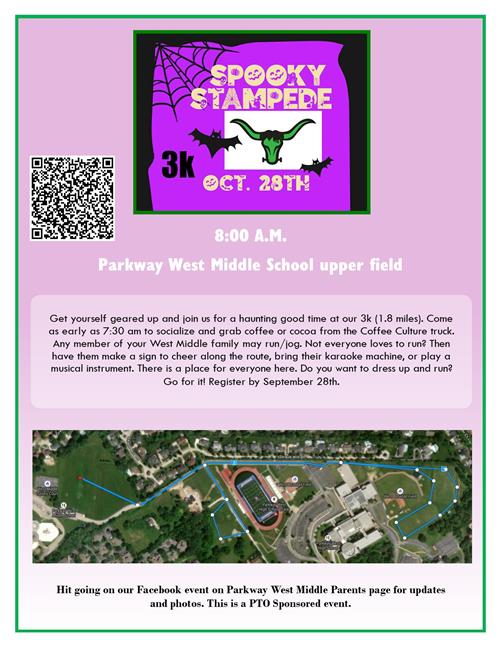 Spooky Stampede Flyer